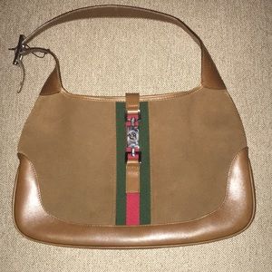 Gucci suede Jackie hobo